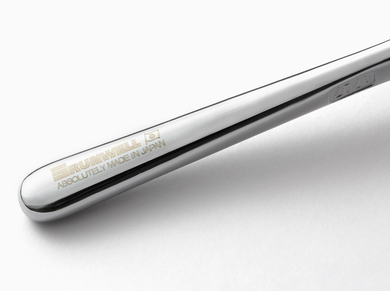 DRIP15 tool handle for track nuts, 15mm size. Polished silver