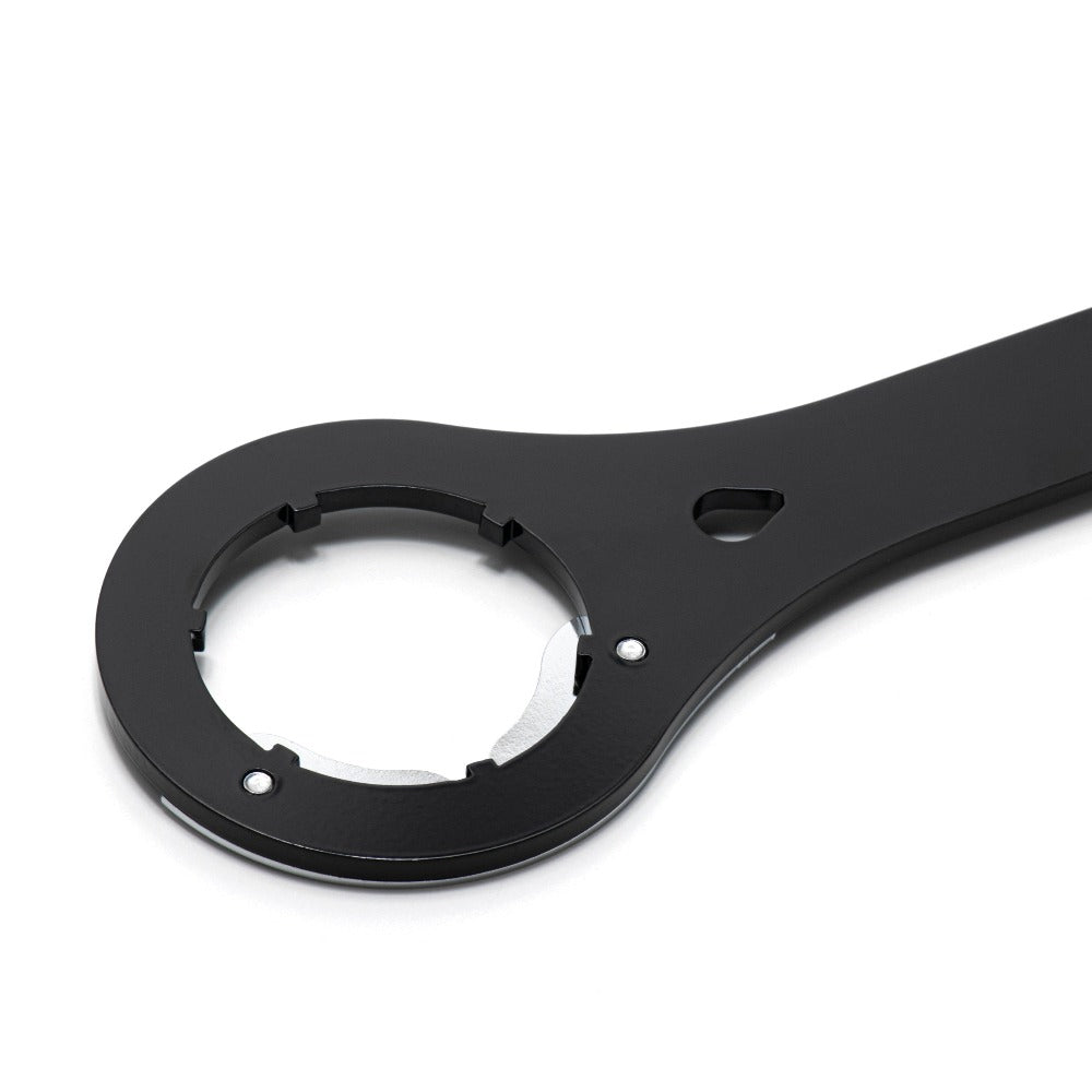 Boottom bracket tool by runwell, close-up and the back of the tool's head
