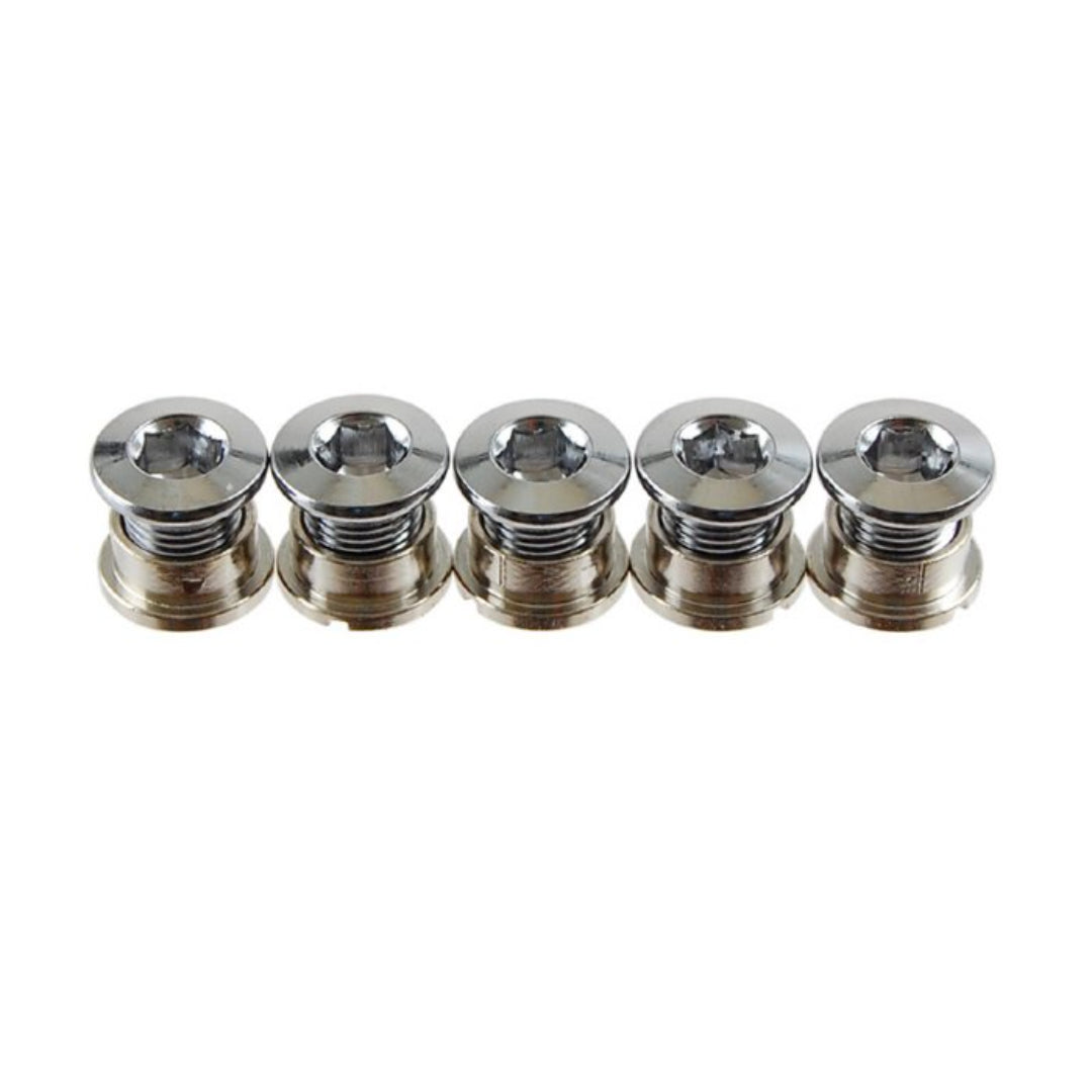 Generic 1x track chanring bolts, set of 5 pieces. Bolts and nuts