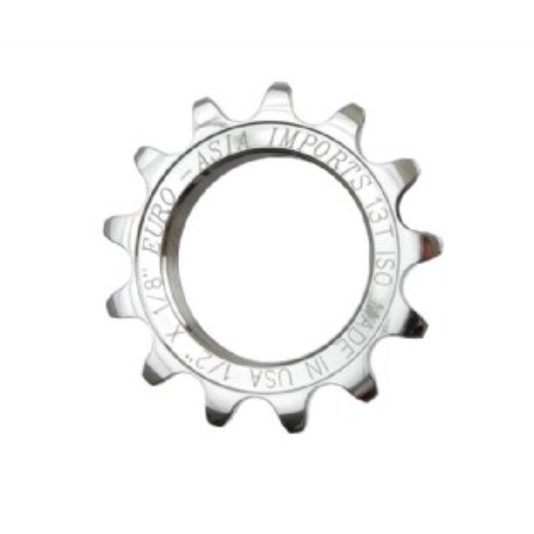 Silver finish Euro-Asia Imports EAI, for 1/8'' chains, 13 teeth