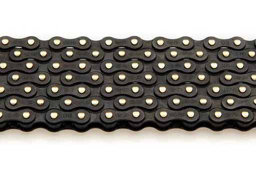 IZUMI Jet Black track 1/8 chain, for fixed gear, fixie, NJS bicycle