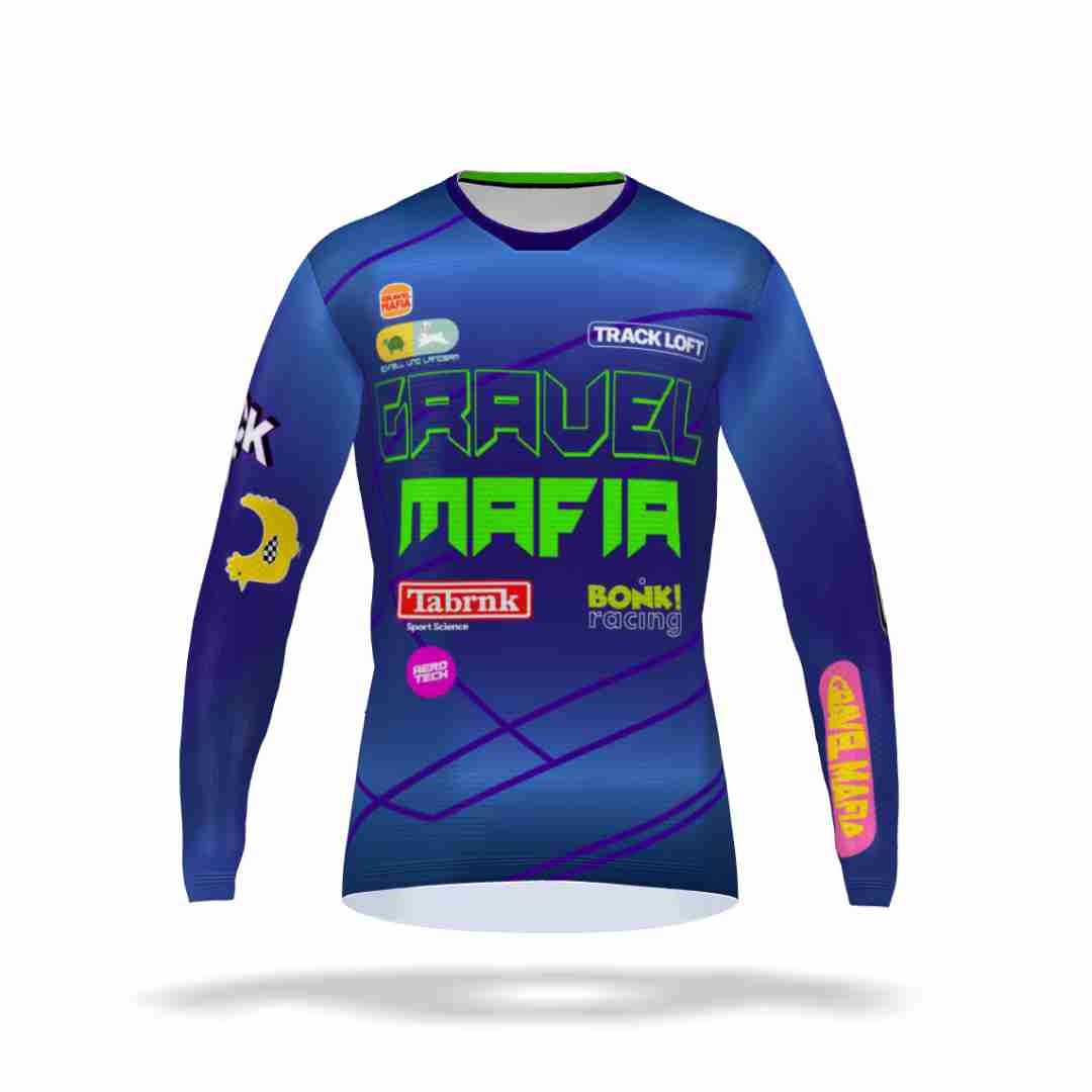 Gravel Mafia Tech LS Jersey x Trackloft