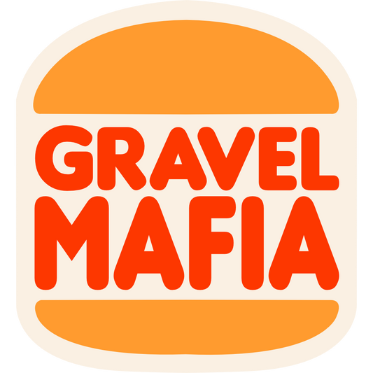 Burger design GRAVEL MAFIA logo