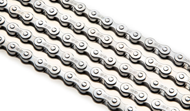 IZUMI silver plated track 1/8 chain, for fixed gear, fixie, NJS bicycle