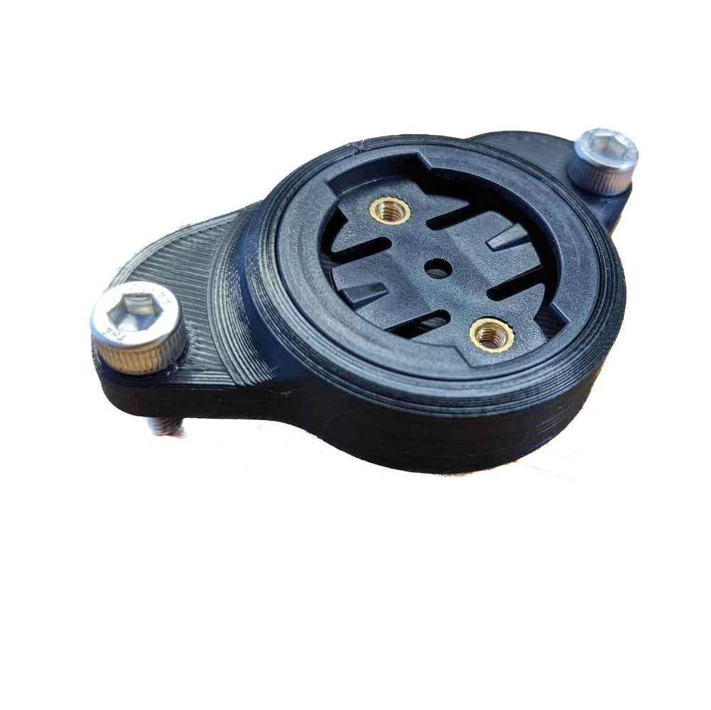 Saddle rear attachment adaptor for SWAT Specialized saddles, comes with Garmin receiver, as picture, or Wahoo receiver.