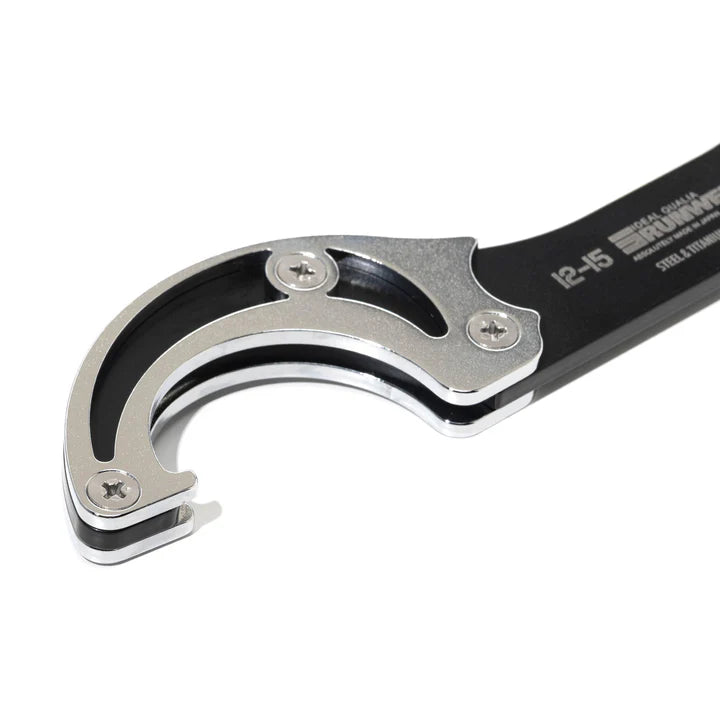 COG1218LS short cog & lockring incredibly useful tool by Runwell Japan, lockring end close-up photo