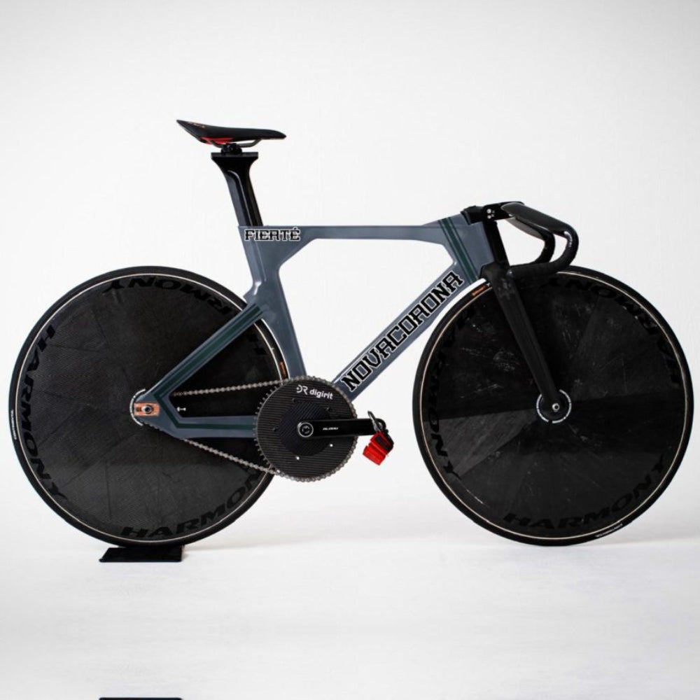 Novacorona Fierté track frame set. UCI legal. Grey, Keirin, Sprint, Carbon