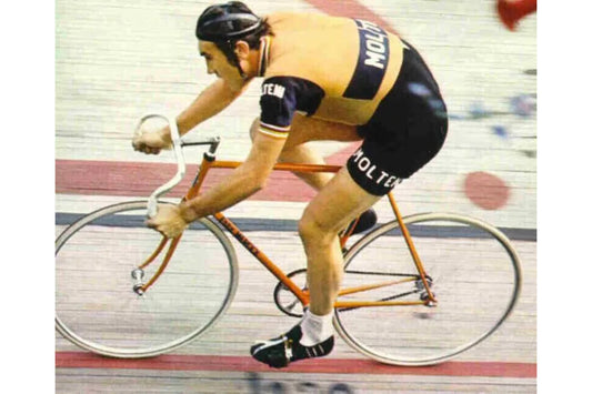 The hour record is a track cycling discipline. Eddy Merckx hour record.