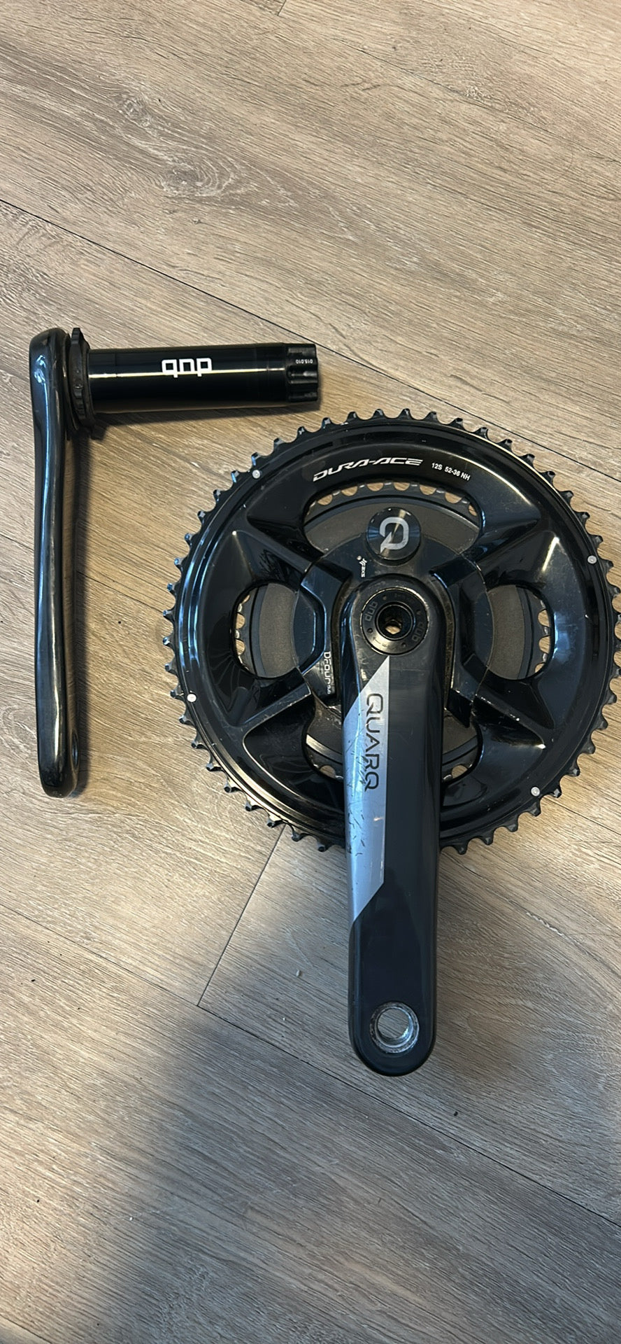 Pedalier Quarq - plateaux dura-ace 52/36 170mm