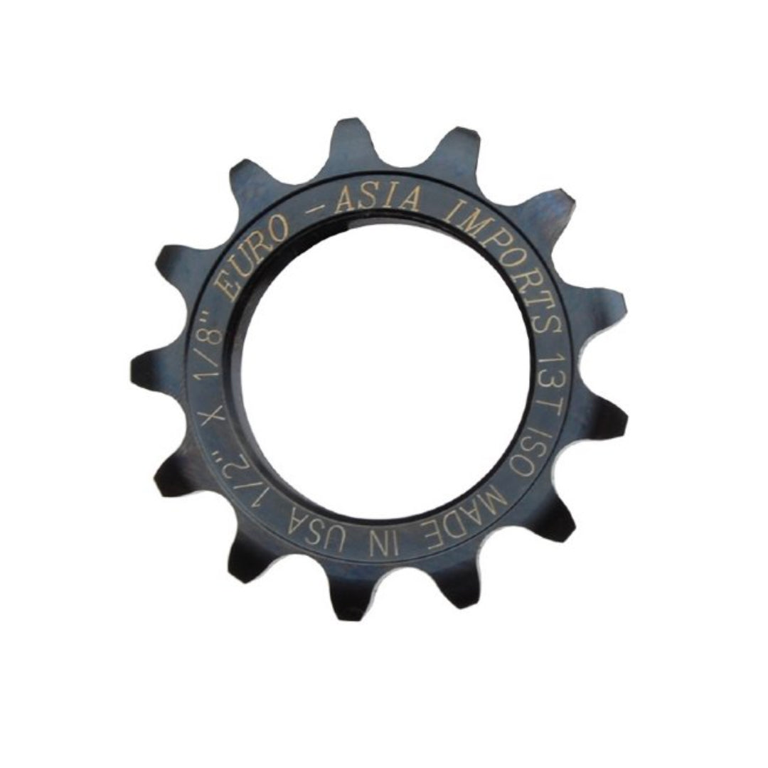 DELUXE stainless steel cog by Euro-Asia Imports EAI for 1/8'' chains, 13 teeth