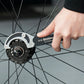 COG1218LS short cog & lockring incredibly useful tool by Runwell Japan, in action on a track fixed gear cog  rear wheel