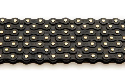 IZUMI Jet Black track 1/8 chain, for fixed gear, fixie, NJS bicycle