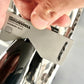 Stainless steel chainline checker by Runwell. New version with open slit for easier use