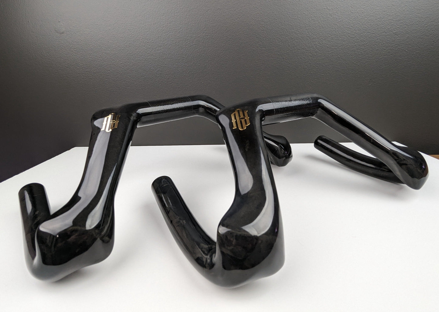 ARES carbon TORAY1000 sprint handlebars by Novacorona, 330mm and 290mm