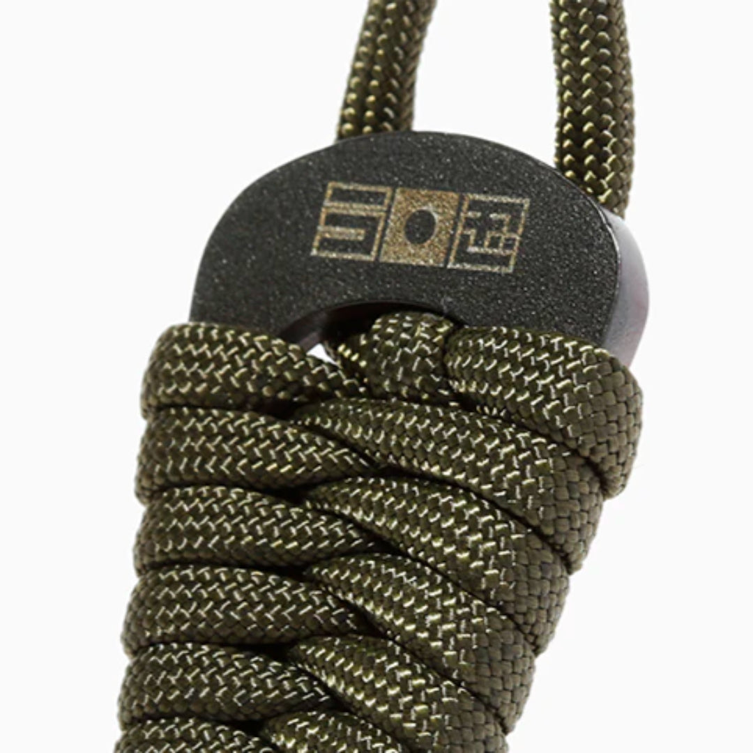 Green paracord wrapped SHINOBI45 tool, traditional japanese look for 4mm and 5mm hex bolts.