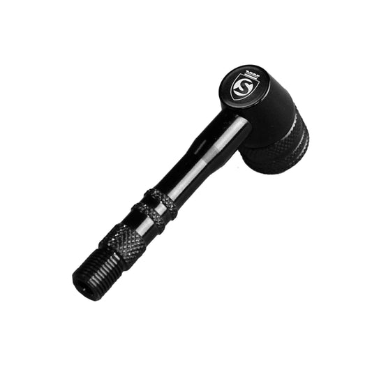 SILCA CNC disc wheel valve adaptor chuck pump. Black.