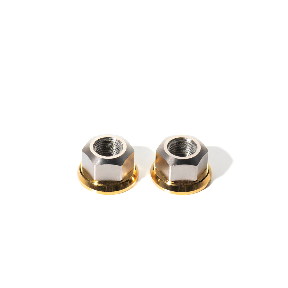 ELITE HUB NUT by Runwell - Silver/Gold