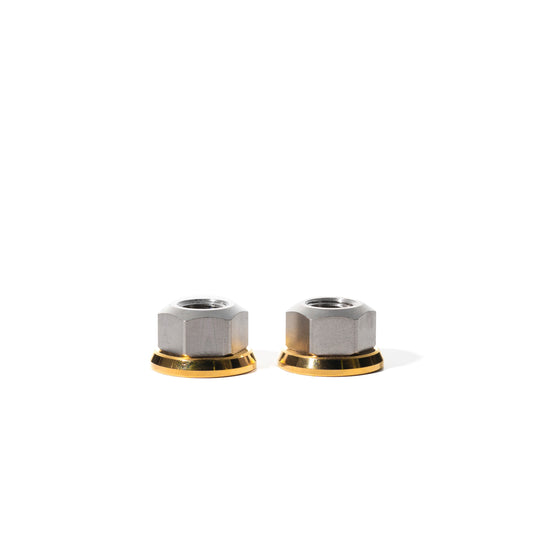 ELITE HUB NUT by Runwell - Silver/Gold