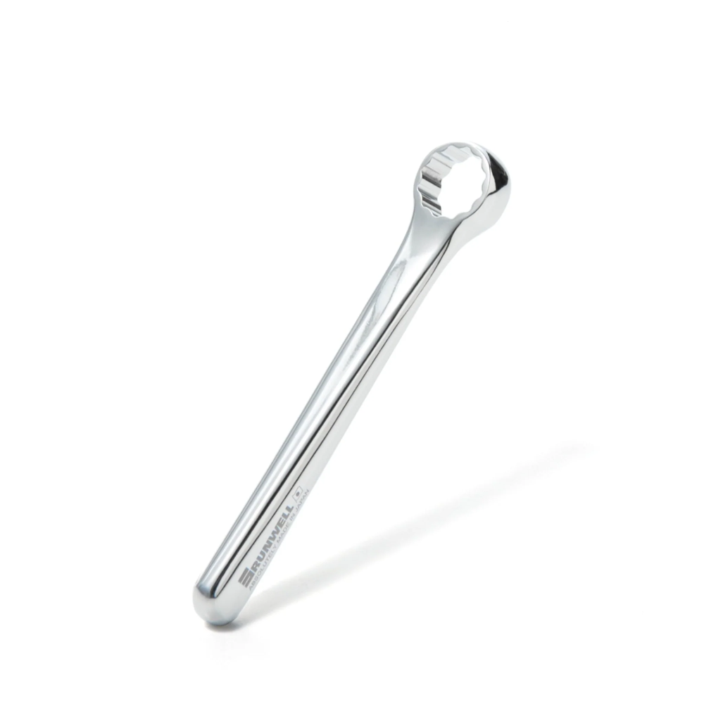 DRIP15 tool for track nuts, 15mm size. Polished silver