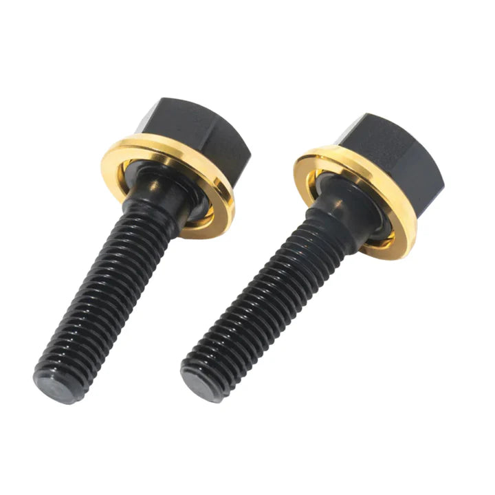 15M8 Hub Bolts by Runwell - Black/Gold