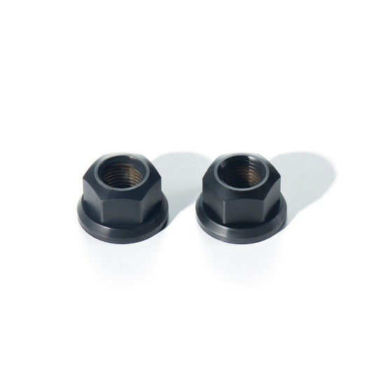 Perfomance track axle nuts by Runwell, M10, Black